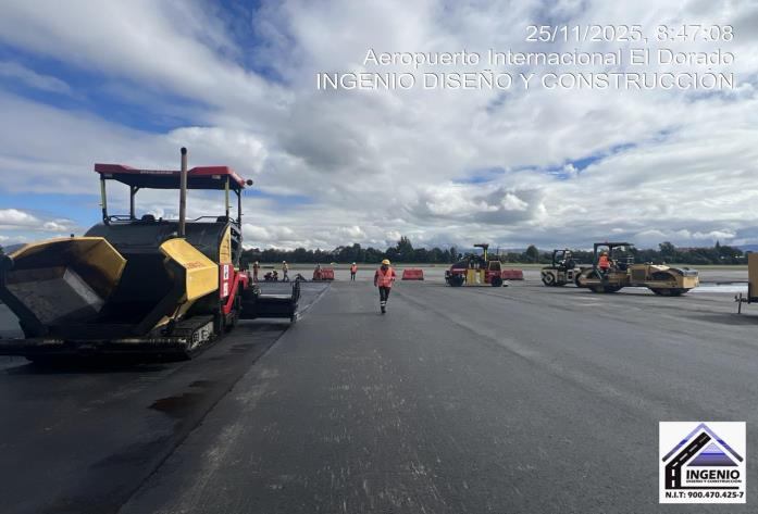 Pavimentación asfáltica con maquinaria especializada