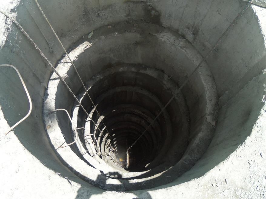 Caisson de cimentación profunda